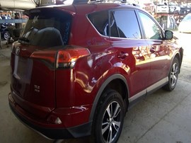 2018 TOYOTA RAV4, BURGUNDY,  XLE MODEL, 2.5L, AWD,  Z26365